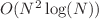 $O(N^{2} \log (N))$