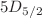 $5D_{5/2}$